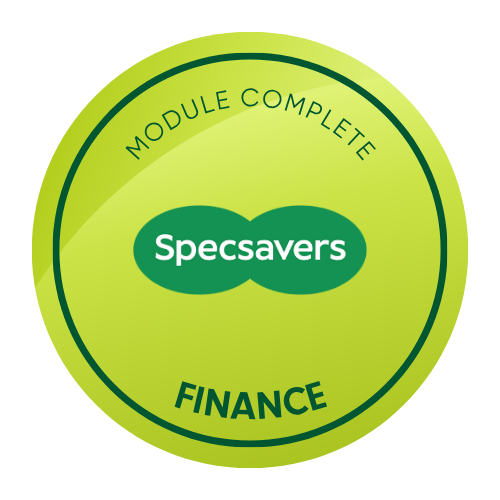 Badge for Finance Module Completion