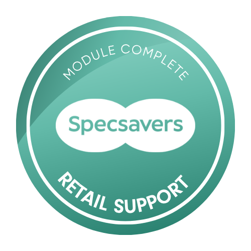 Badge for Retail Support and Central Operations Team Complete