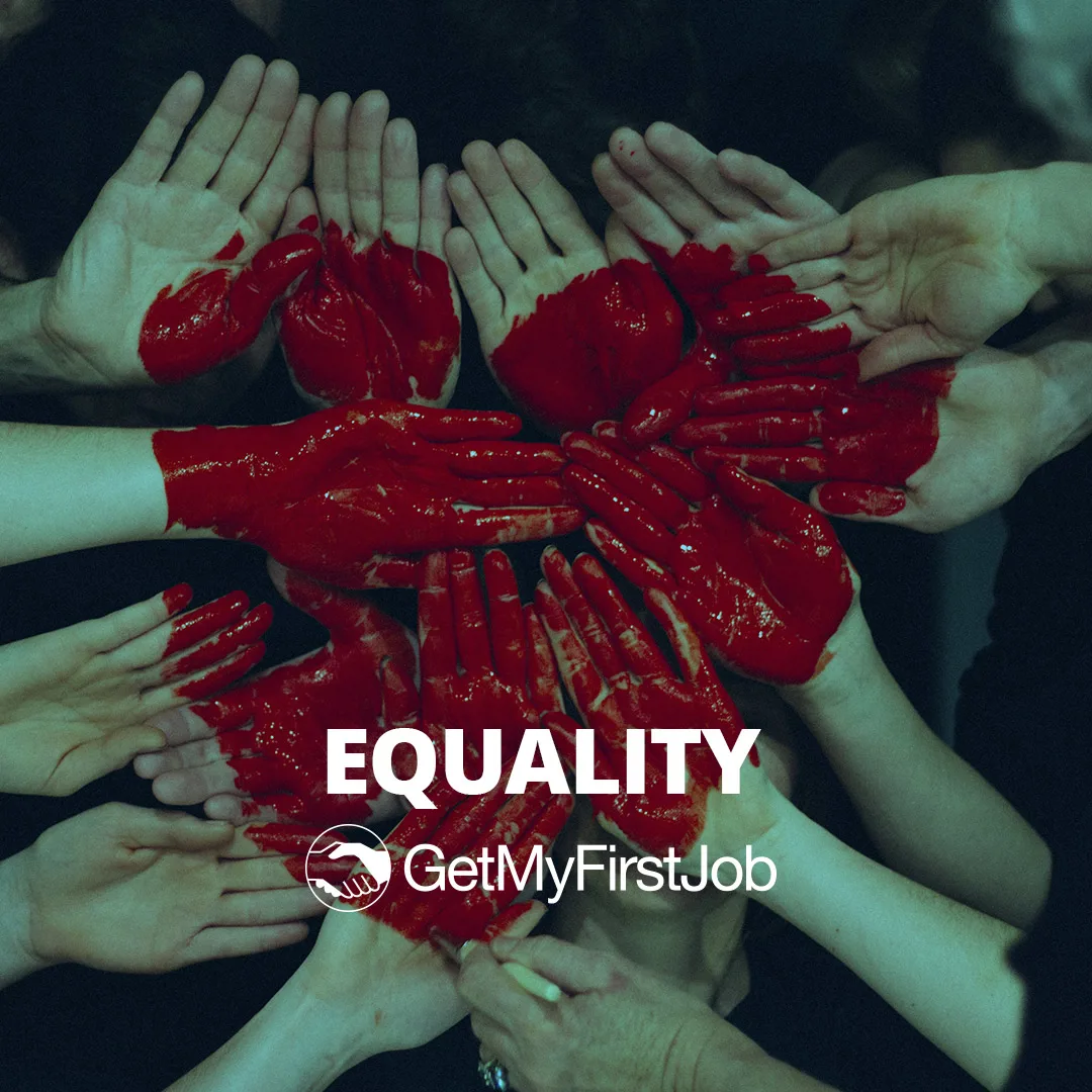 Love heart formed from different hands