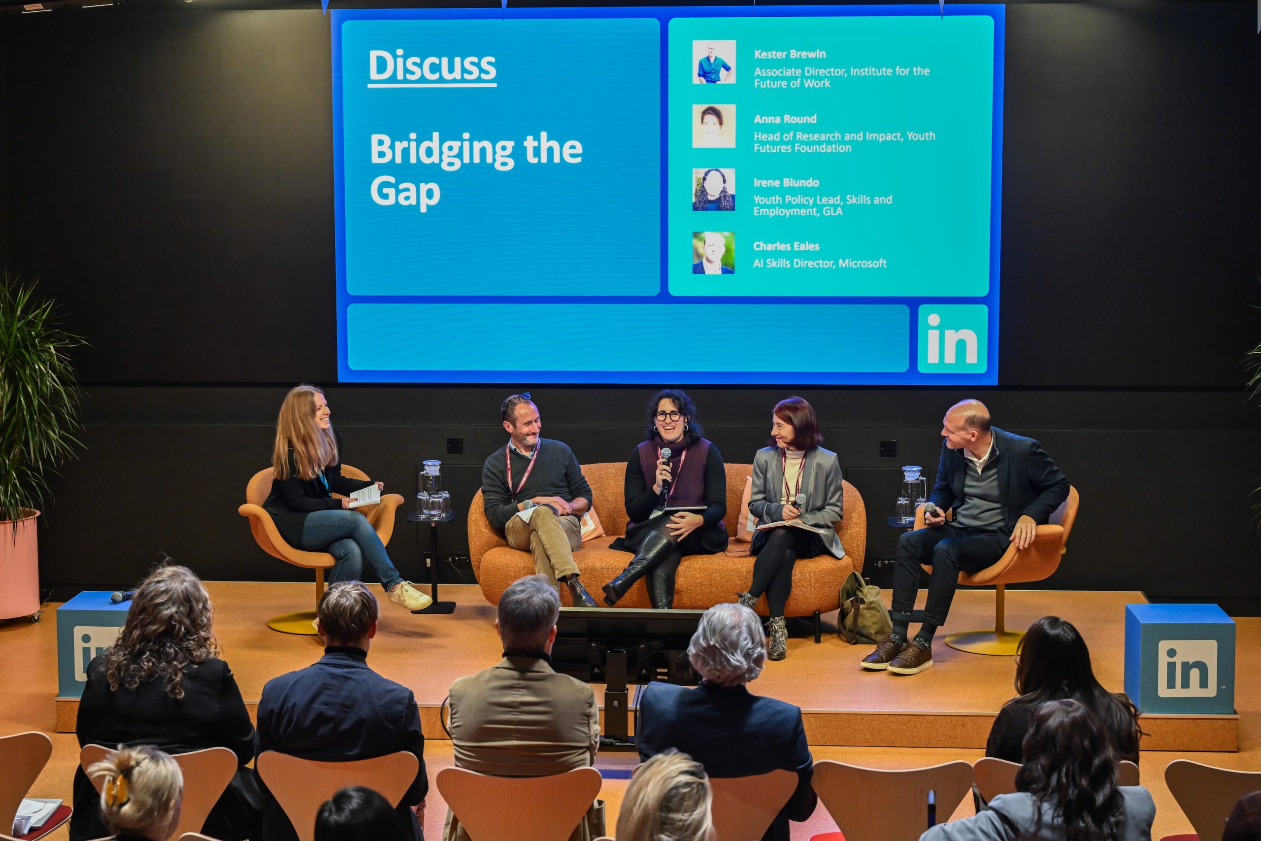 Attendees at the AI Skilling Spotlight